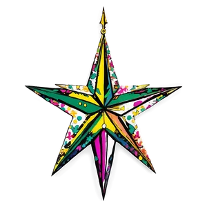 Diy Christmas Tree Star PNG 06282024