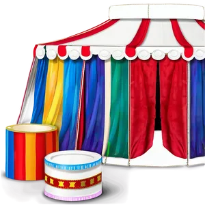 Diy Craft Circus Tent PNG Pbq71 PNG