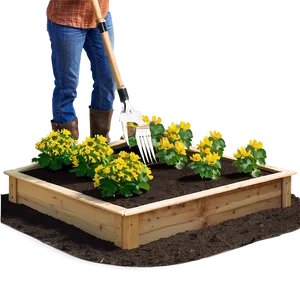 Diy Flower Bed Png 06272024 PNG image