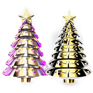 Diy Gold Christmas Tree Project PNG 64