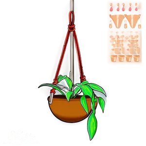 Diy Hanging Plant PNG Qpf