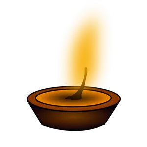 Diya Lamp Illumination PNG image