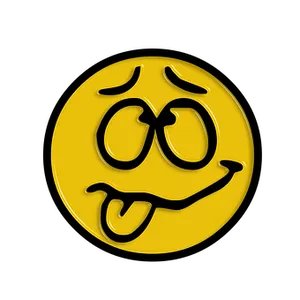 Dizzy Smiley Face Graphic