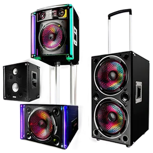 Dj And Karaoke Speakers Png 7 PNG image