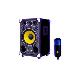 Dj And Karaoke Speakers Png Jxr PNG image