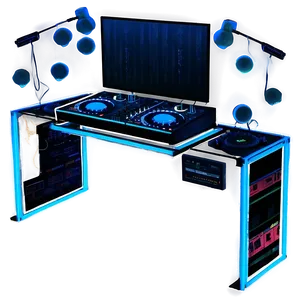 Dj Booth At House Party PNG 06262024