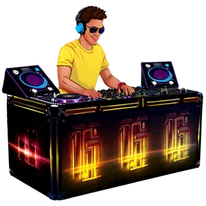 Dj Booth Design PNG 06132024
