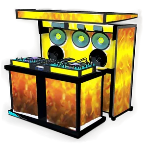 Dj Booth Design PNG Int81
