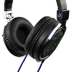 Dj Headphones With Leather Pads PNG 80 PNG