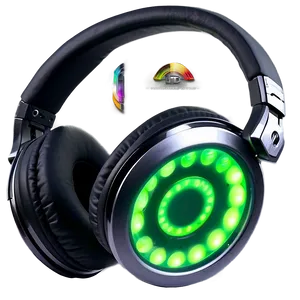 Dj Headphones With Led Lights PNG 06212024 PNG