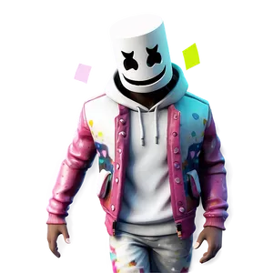 Dj Marshmello Fortnite Character PNG Ffh86