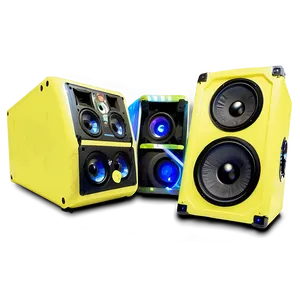 Dj Speakers With Lights Png 06292024 PNG image