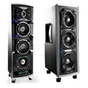 Dj Speakers With Microphone Input PNG 59