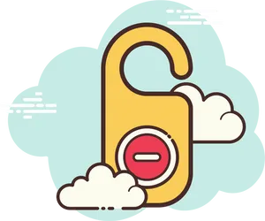 Do_ Not_ Disturb_ Sign_ Cartoon