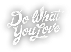 Do What You Love Inspirational Quote PNG image