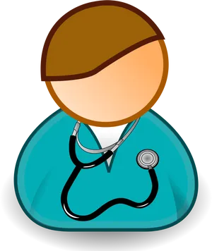 Doctor Clipartwith Stethoscope PNG image