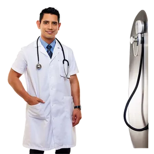 Doctor With Stethoscope PNG 05232024
