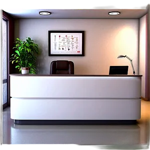 Doctors Office Reception Desk Png Sqh PNG image