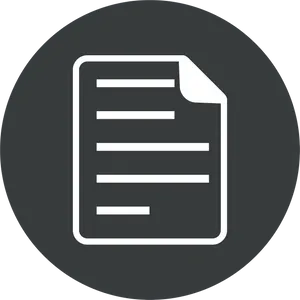 Document Icon Graphic PNG image