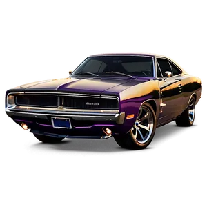 Dodge Charger Burnout Scene PNG Qba