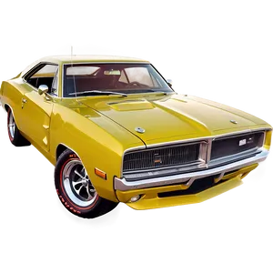 Dodge Charger Muscle Car Png 06122024 PNG image