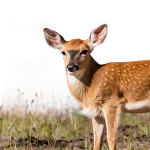 Doe Enjoying Sunshine PNG Wfi34 PNG