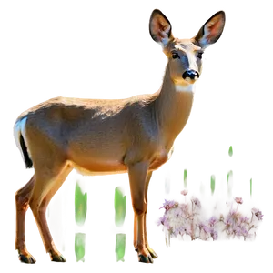 Doe In Natural Habitat PNG 16 PNG