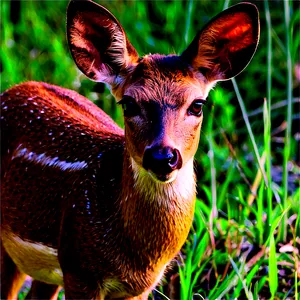 Doe In Wildlife Sanctuary PNG Ita