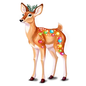 Doe With Festive Bow PNG 79 PNG