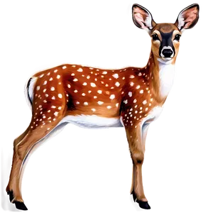 Doe With Spotted Coat PNG Cix83 PNG