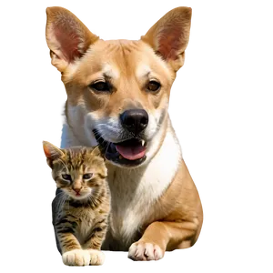 Dog And Cat C PNG image