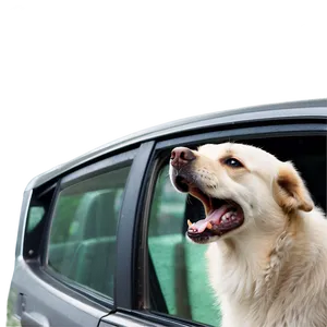 Dog Barking In Car PNG Fgf5