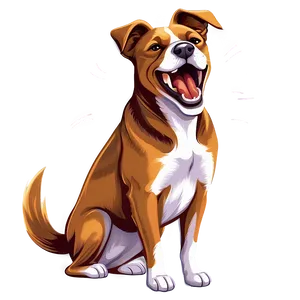 Dog Barking Vector Png 06272024 PNG image