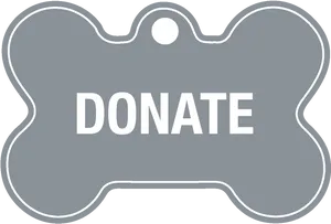 Dog Bone Donate Sign