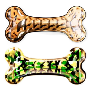 Dog Bone Silhouette PNG 99