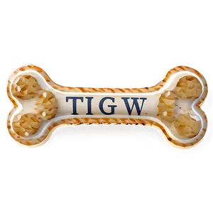 Dog Bone With Text PNG Uxd PNG
