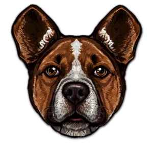 Dog Face Holiday Theme PNG 44 PNG