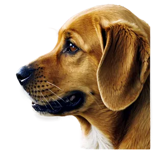 Dog Face Profile View Png Qmm PNG image