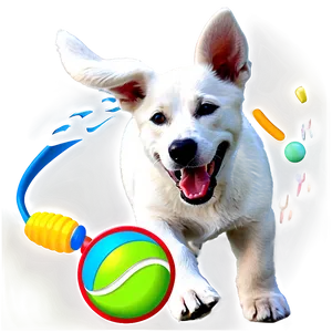 Dog Fetch Toy PNG Mps