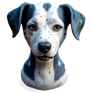 Dog Head Caricature PNG 91