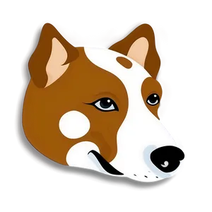 Dog Head Illustration Png 06212024 PNG image