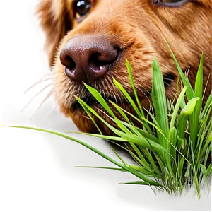 Dog Nose In Grass PNG 06272024