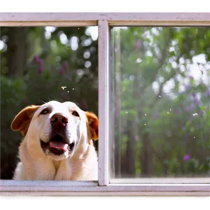 Dog Nose On Window PNG 18