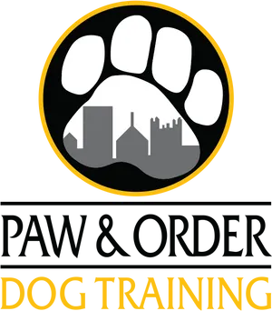 Dog Pawand Order Training Logo PNG image