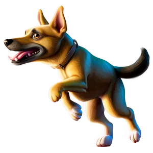 Dog Running In Wind PNG Oan PNG
