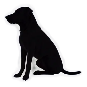 Dog Silhouette In Moonlight Png 33 PNG image