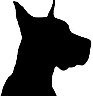 Dog Silhouette Profile PNG image