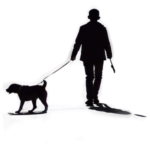 Dog Silhouette Walking Png 1 PNG image