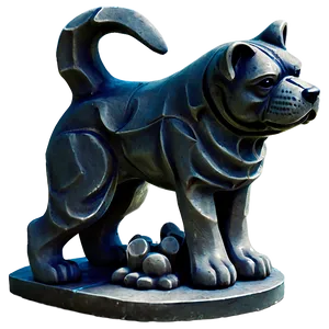 Dog Statue PNG Hht57 PNG