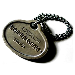 Dog Tag With Name PNG 06122024